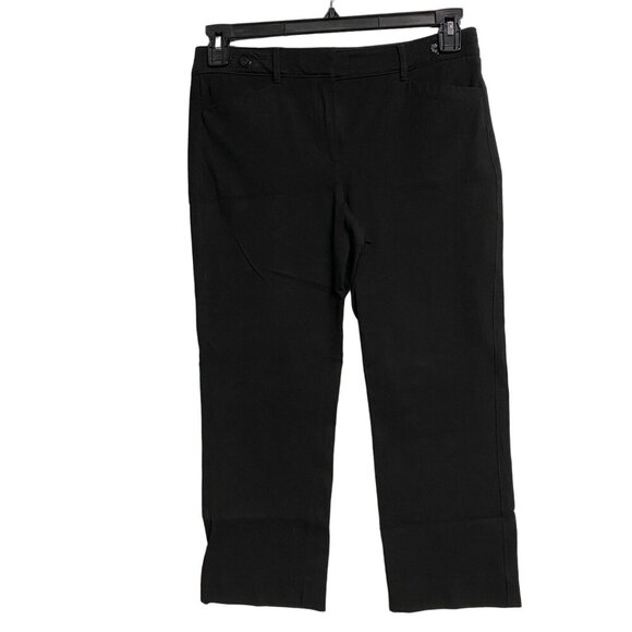WHITE‎ HOUSE BLACK MARKET THE SLIM crop PANTS SIZE 4 - Picture 1 of 5